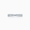 Argolla en platino de diamantes 1.8mm