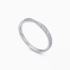 Argolla en platino de diamantes 1.8mm