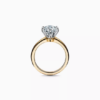 Anillo de compromiso Tiffany Setting en oro amarillo de 18 quilates